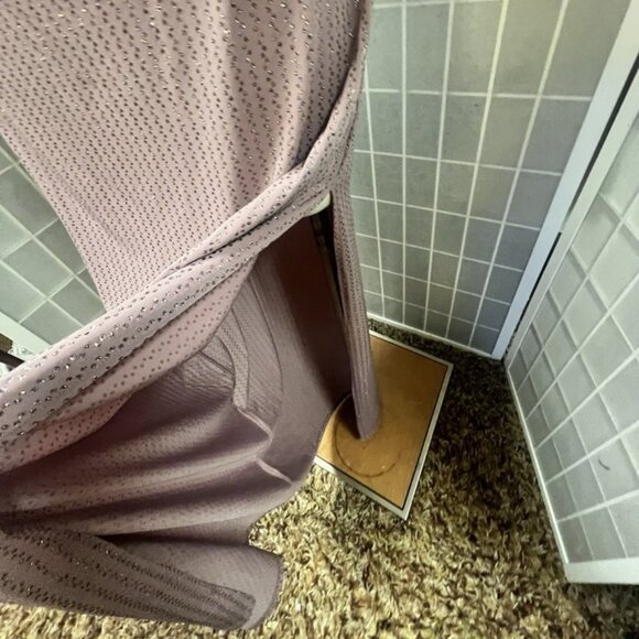 Speechless,Dress Cocktail Formal,Pink,Sz M,Long,Sleeveless,V Neck,Sequins.! - Picture 8 of 15